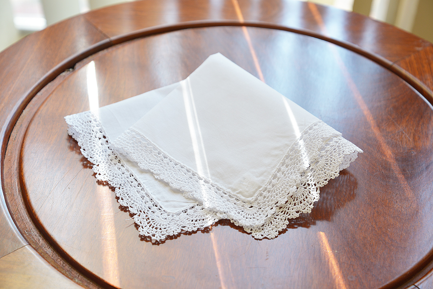 classic lace handkerchief