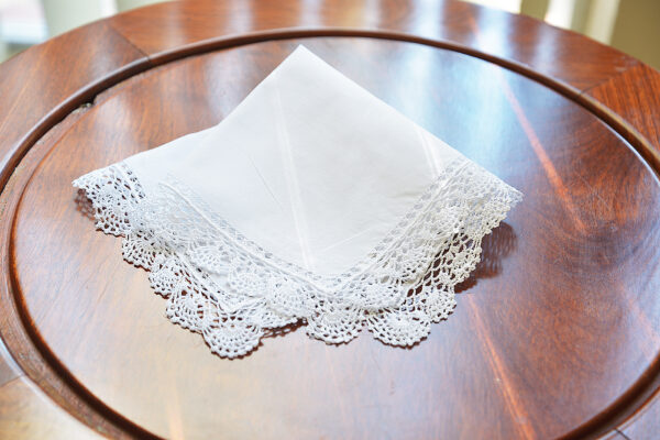 classic double hemstitch handkerchief