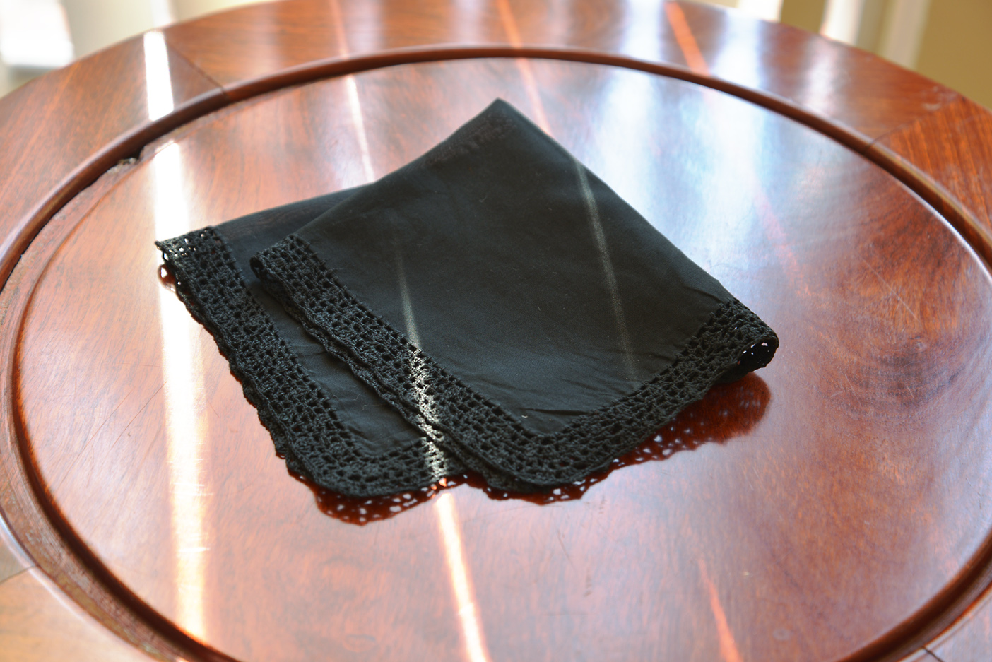 lace colored lace handkerchief