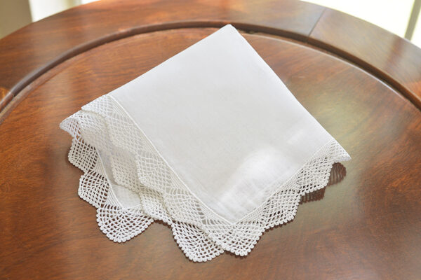 Lace Trim Handkerchief